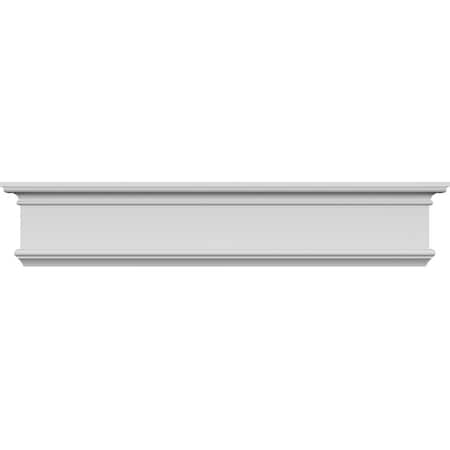 Ekena Millwork 28" Bottom Width x 32 3/8" Top Width x 8 5/8"H x 3/8"P Bedford Crosshead CRH09X28BE